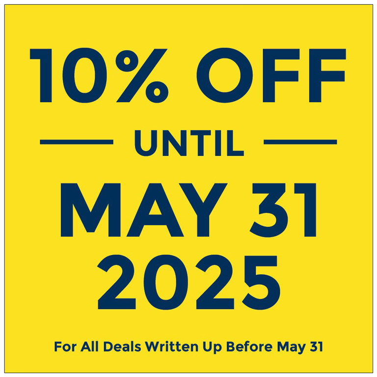 10% Off Until May 31, 2025