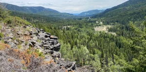 cliffside off of highway 33 near kelowna